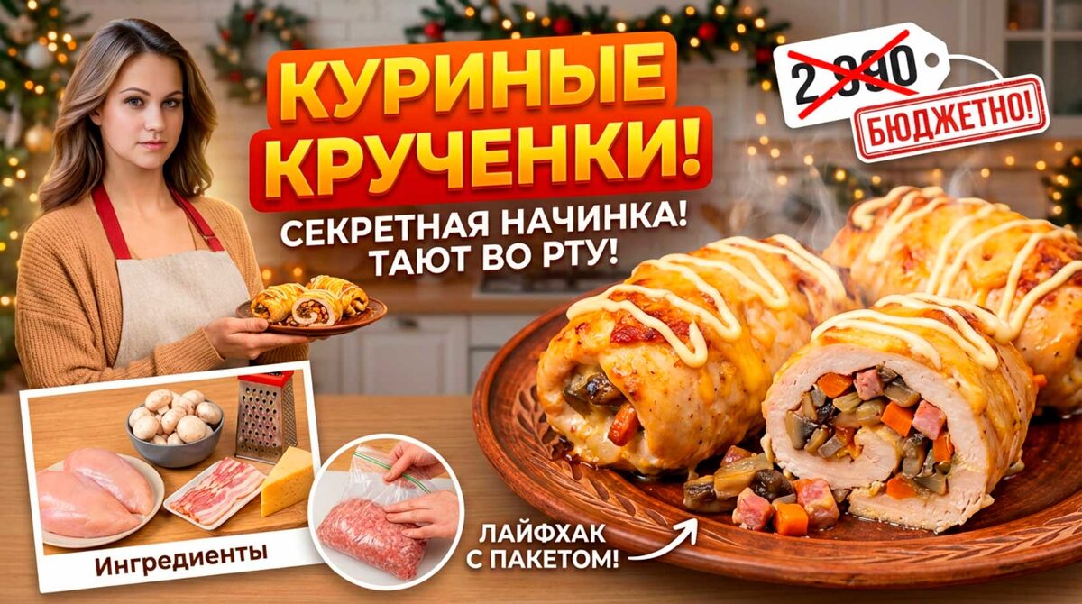 Куриные крученики