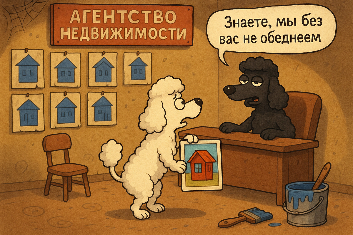 Агентам, как правило, не интресны нужды продавцов и покупателей.