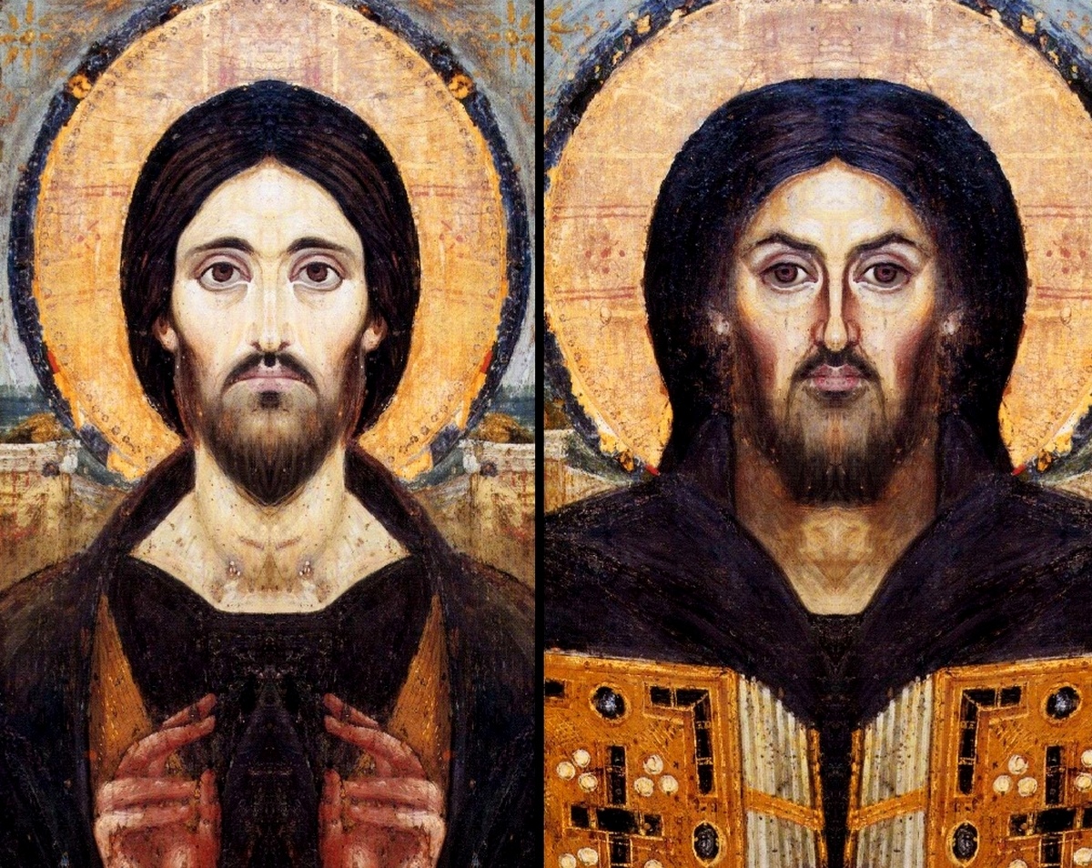 Зеркальное наложение сторон.