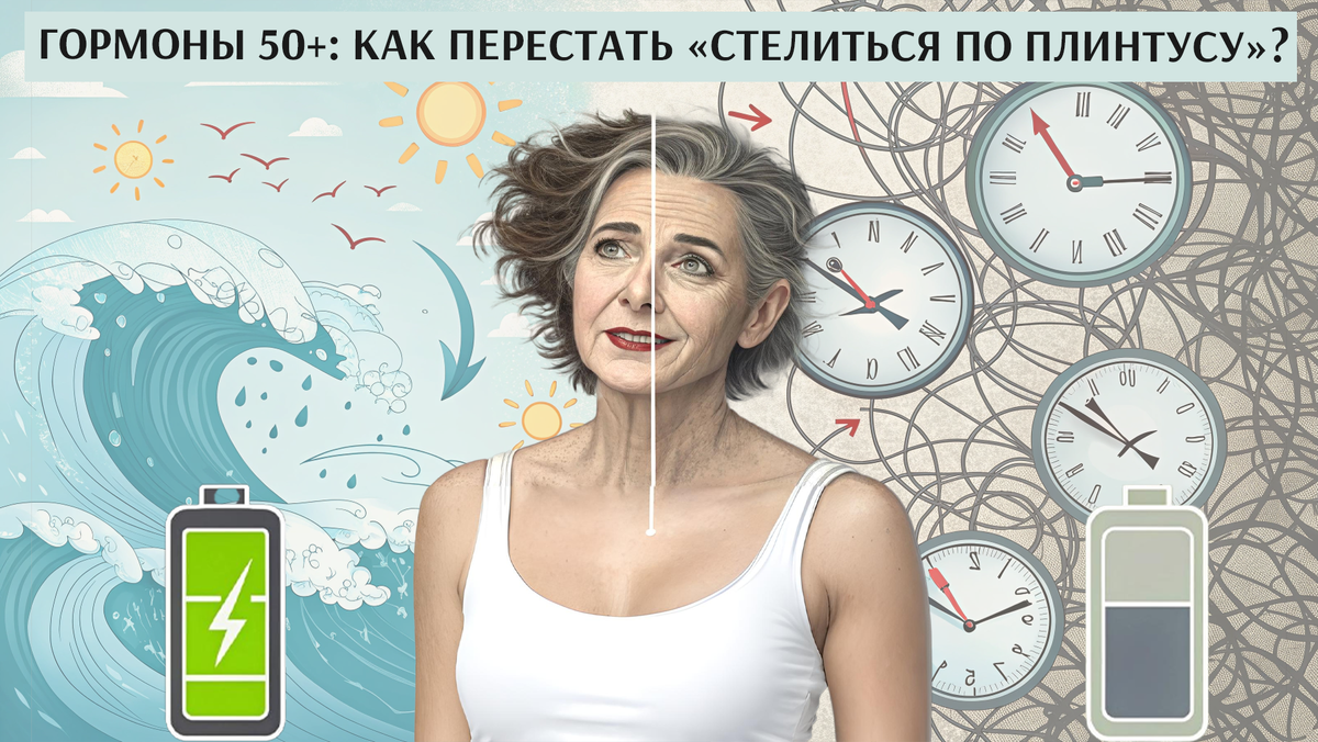 "Приливы, вес и нервы": Когда женщина 'не та, что раньше'. Гормоны 50+ без мифов и паники - как перестать бояться и начать жить