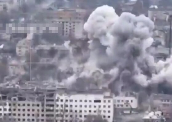    Удар по ВСУ в Гуляйполе. Фото: кадр видео