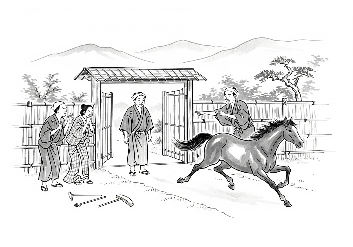 005. Просветление за 10 минут в день. Дзен-дайджест. История 5я «Фермер и лошадь»