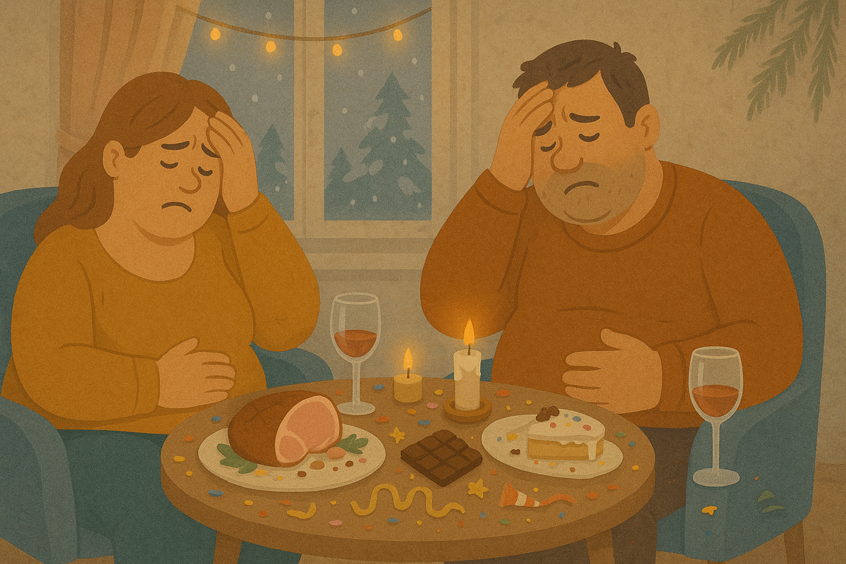 Алкоголь, тяжёлая еда,малоподвижность и нарушенный сон сбивают баланс флоры кишечника