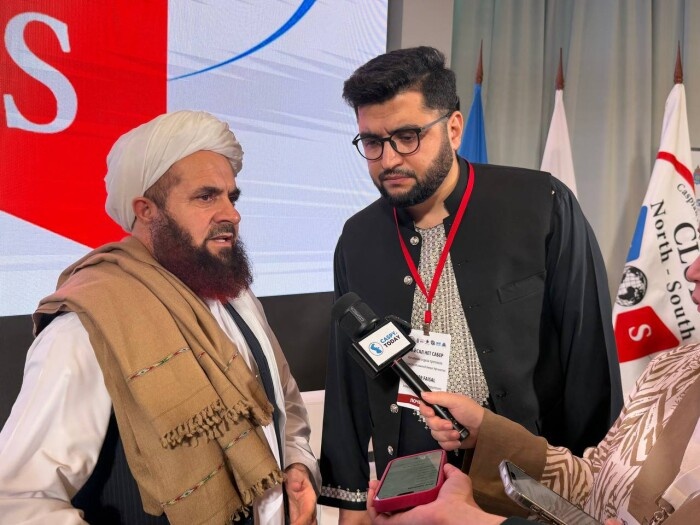    Чрезвычайный и Полномочный посол Исламского эмирата Афганистан в России Мовлави Хассан Гуль Хассан. Источник фото: пресс-служба АНО СК «Каспий 2030»