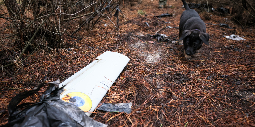 Обломки БПЛА упали в нескольких районах Рязани