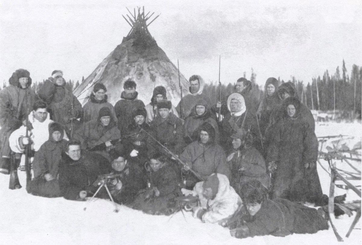 Карательный отряд чекистов, проводивших подавление Кызымского восстания хантов и ненцев в 1934 году.