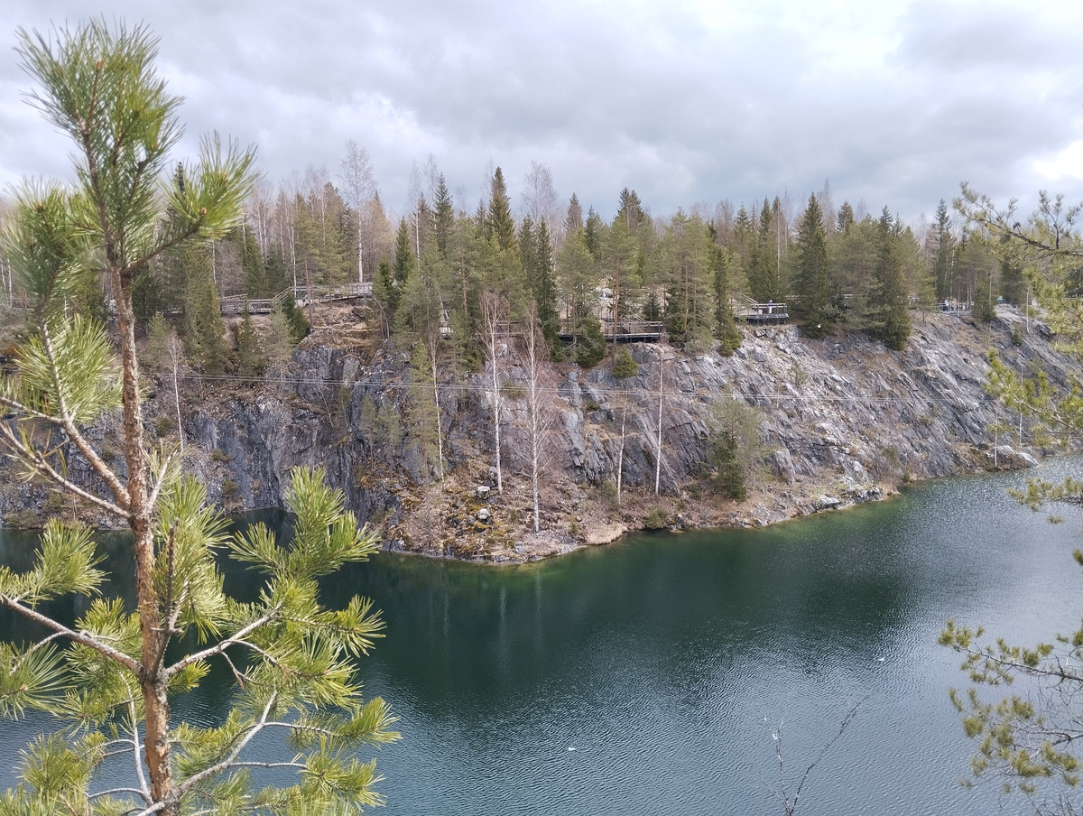 Мраморный карьер, горный парк Рускеала