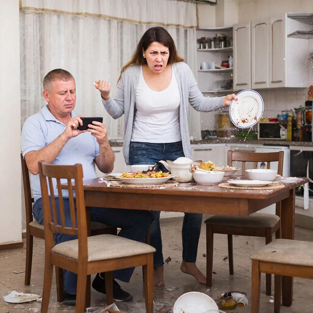 Она покричит и успокоится... А завтра снова мир 