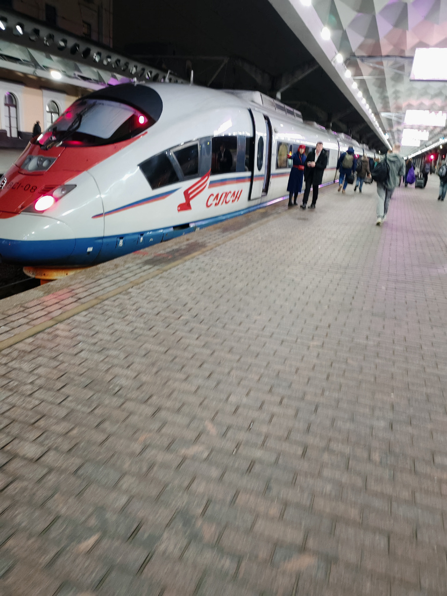 На "Сапсане" я ехала впервые.