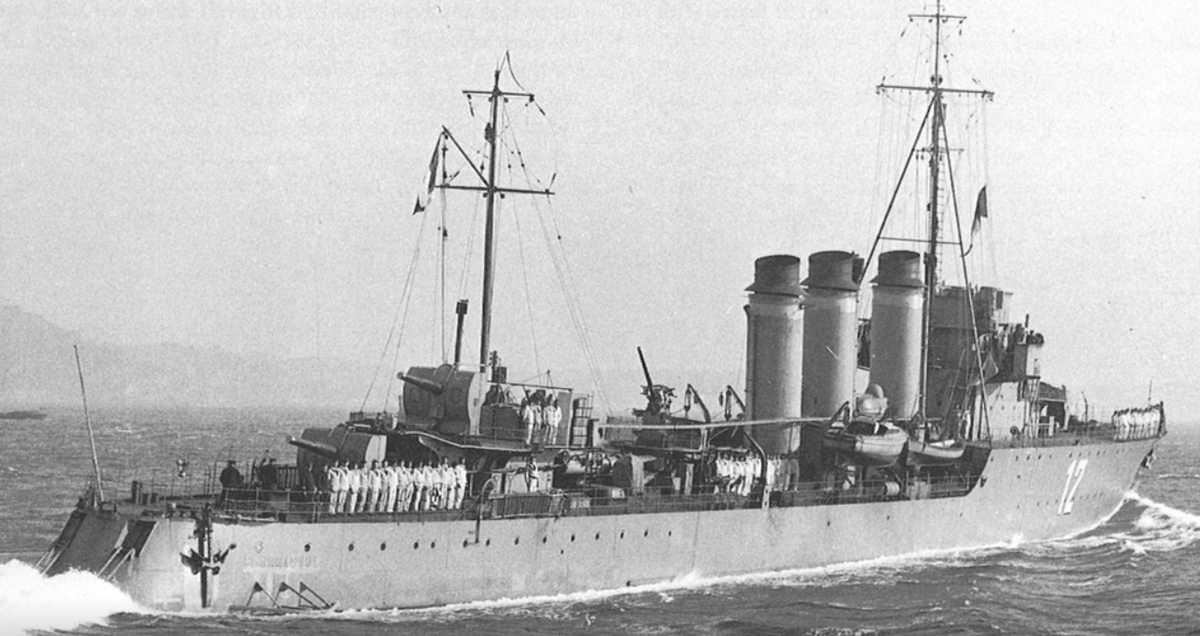 Эскадренный миноносец "Бурраск"