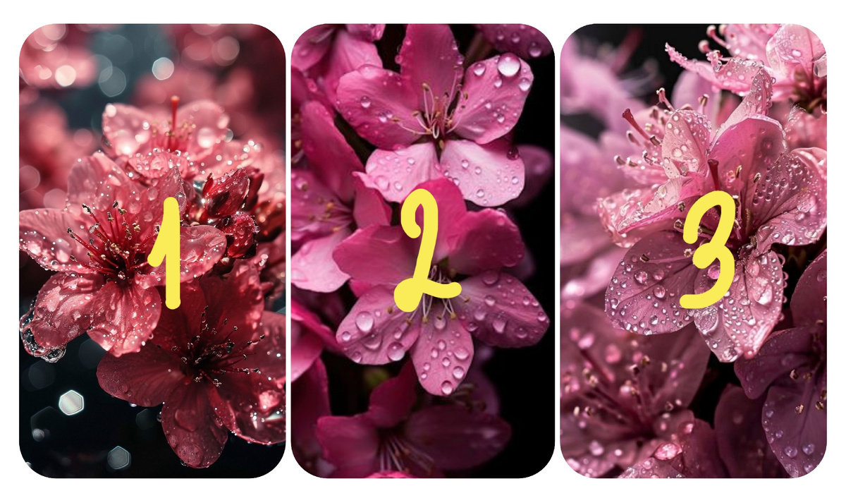 Закройте глаза, сосредоточьтесь на вопросе и выберите один из трех вариантов, который вам откликается