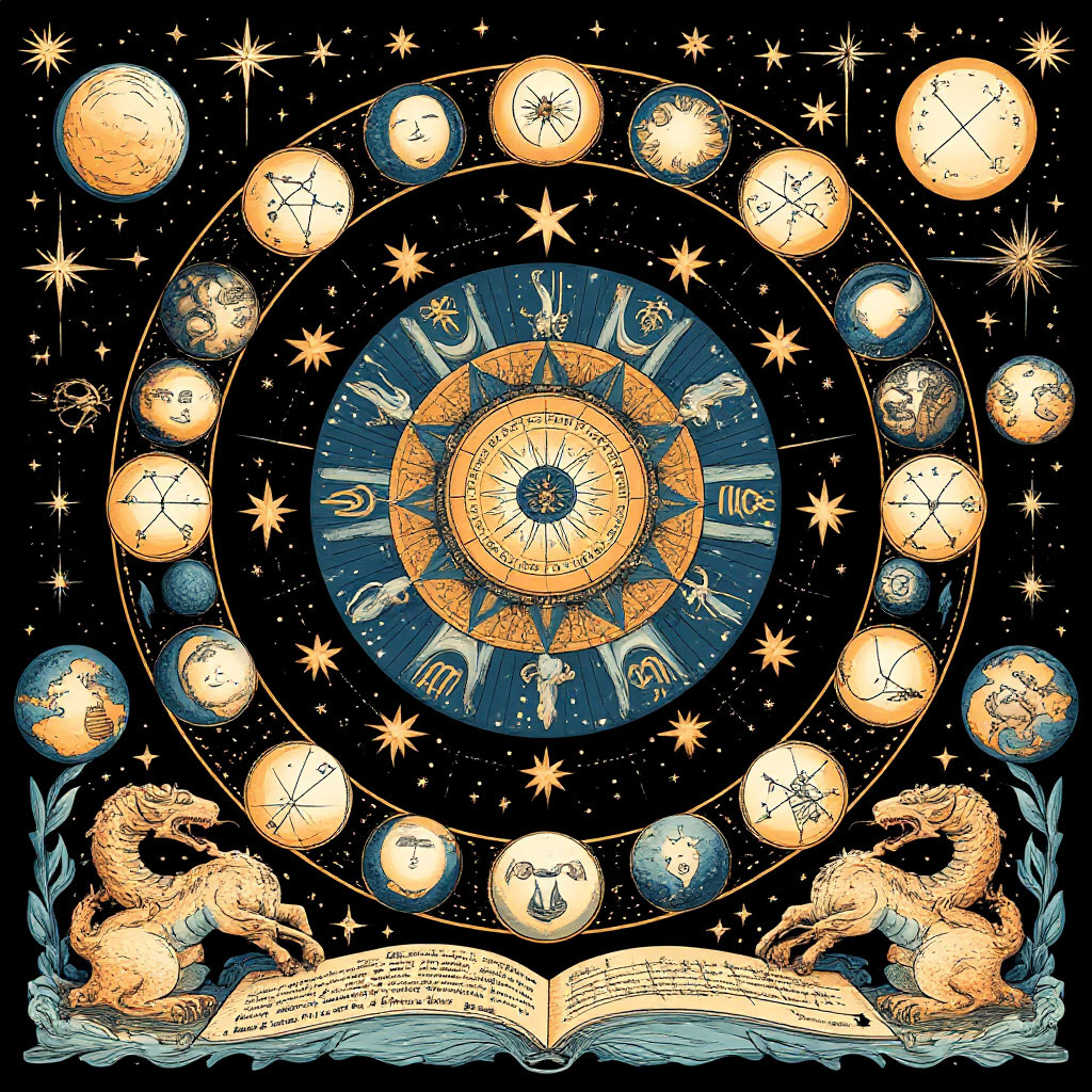 Знаки зодиака с 8 по 14 декабря. Изображение сгенерировано ИИ Шедеврум