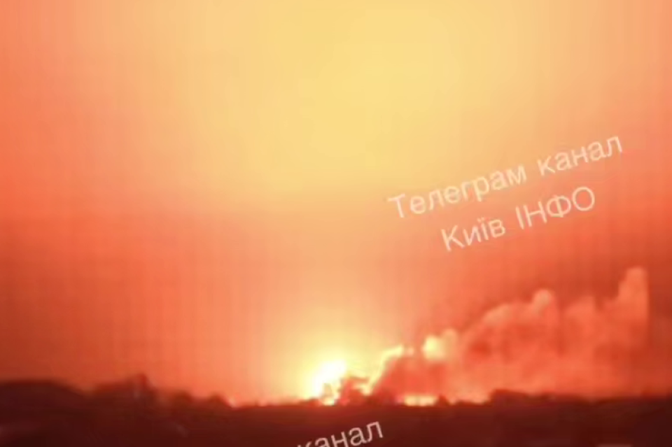    Взрыв у Фастова. Источник: Telegram-канал Сергея Лебедева