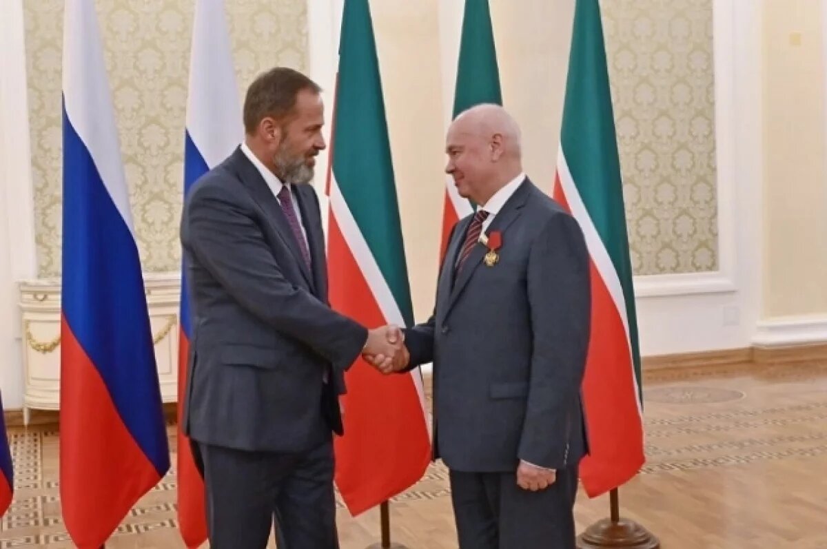    Спикера парламента Башкирии наградили орденом «За заслуги перед Отечеством»