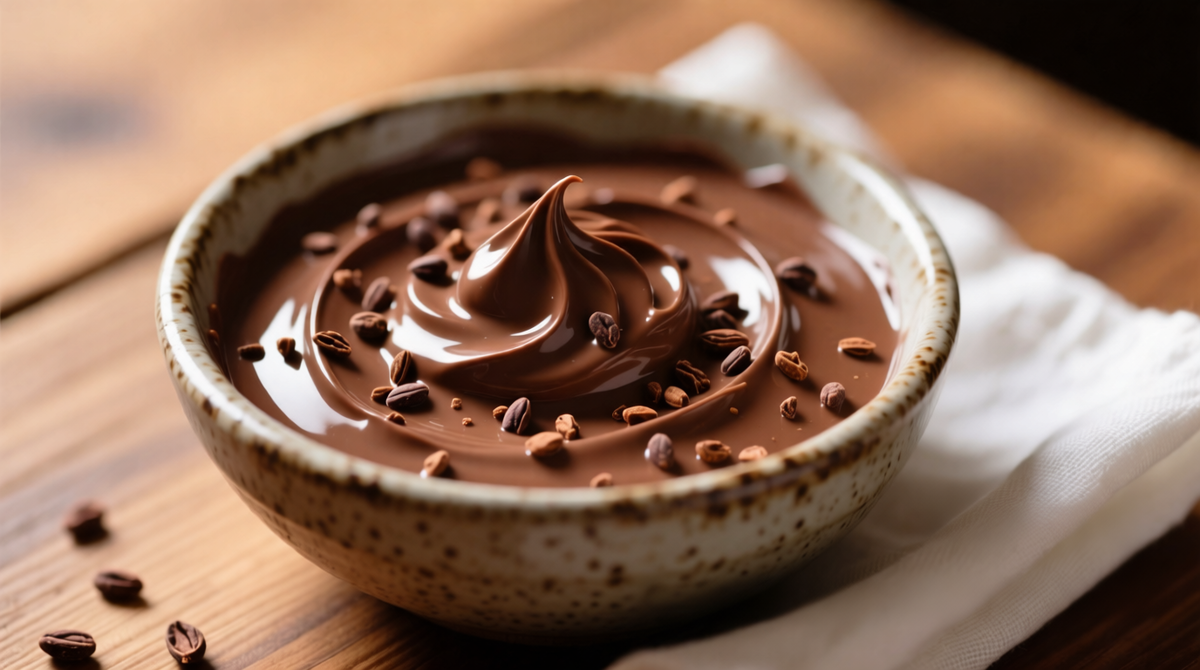 Крем с какао крупой