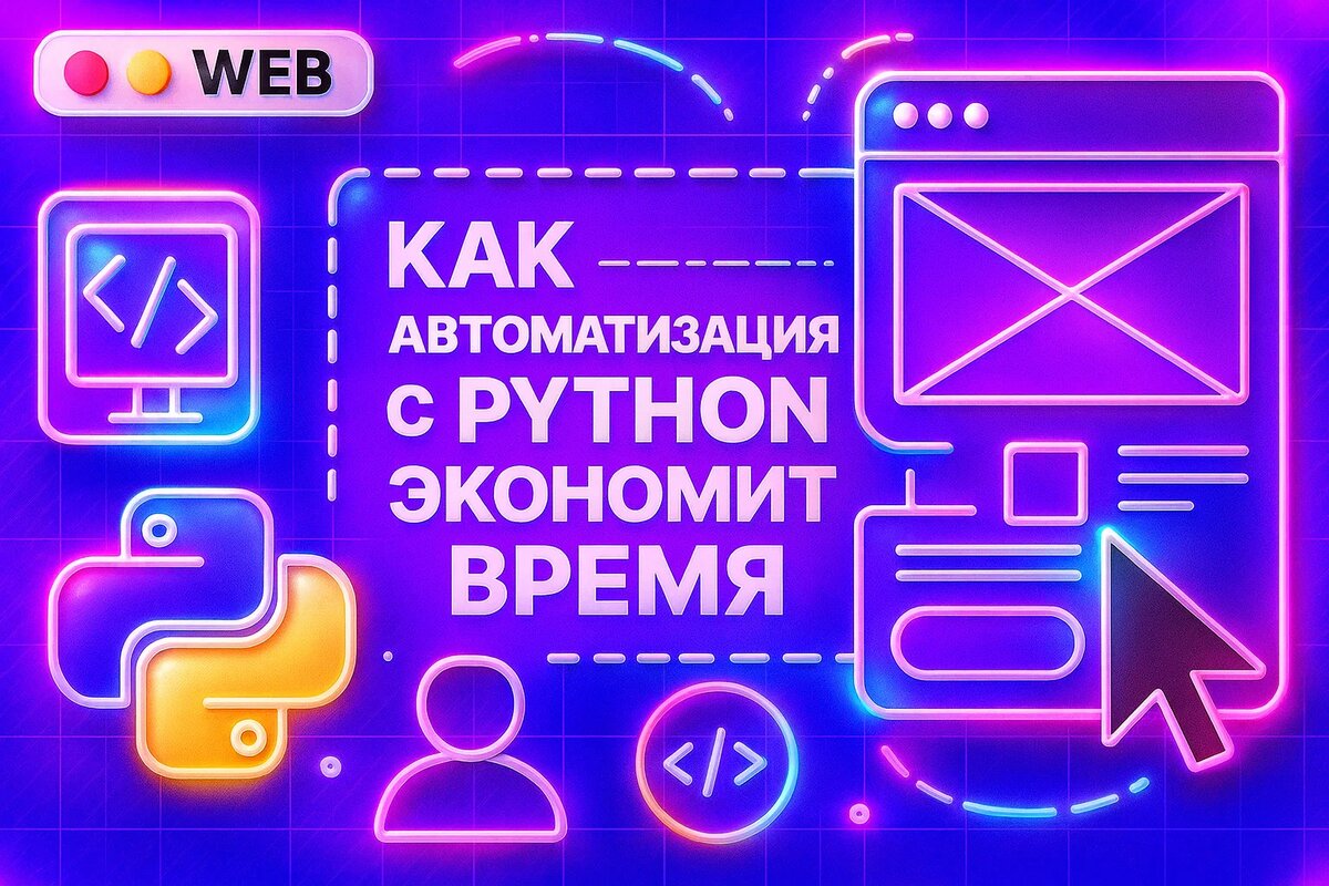 Как автоматизация с Python экономит время фрилансеру-веб-дизайнеру