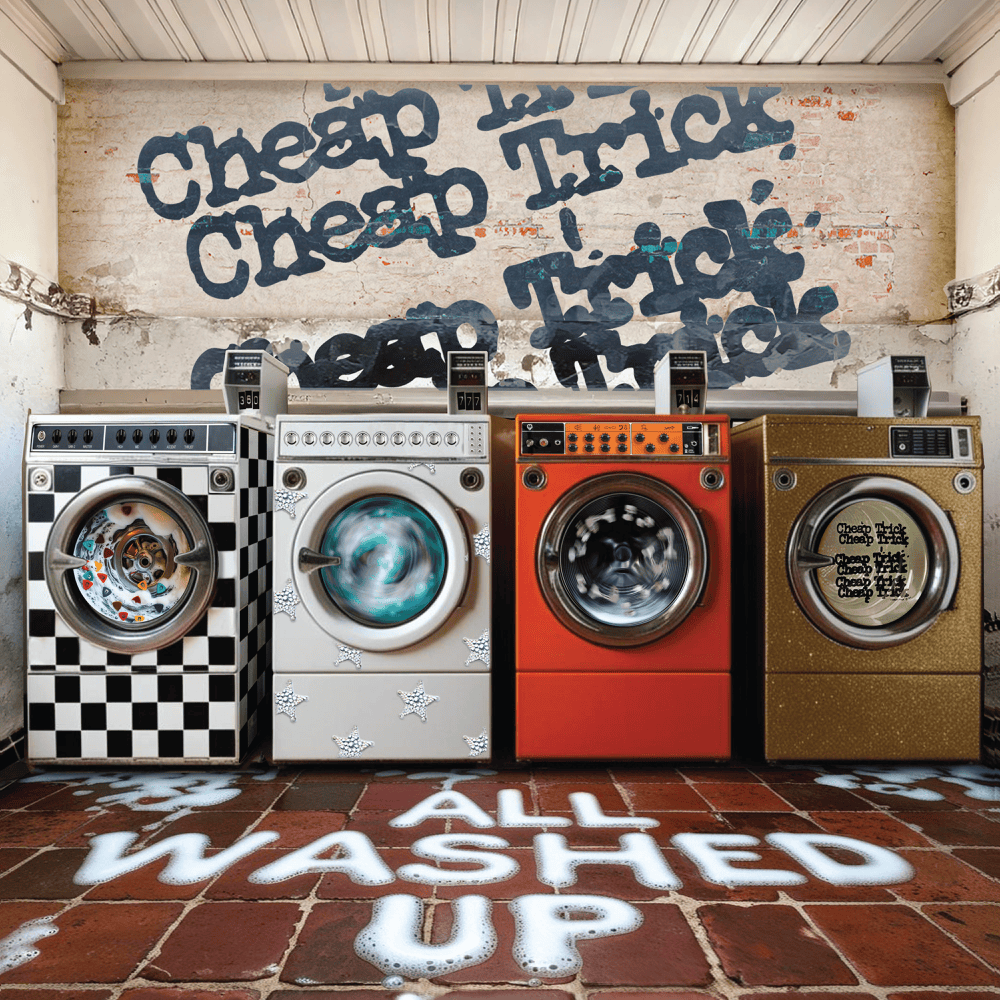 Обложка альбома Cheap Trick «All Washed Up» (2025)