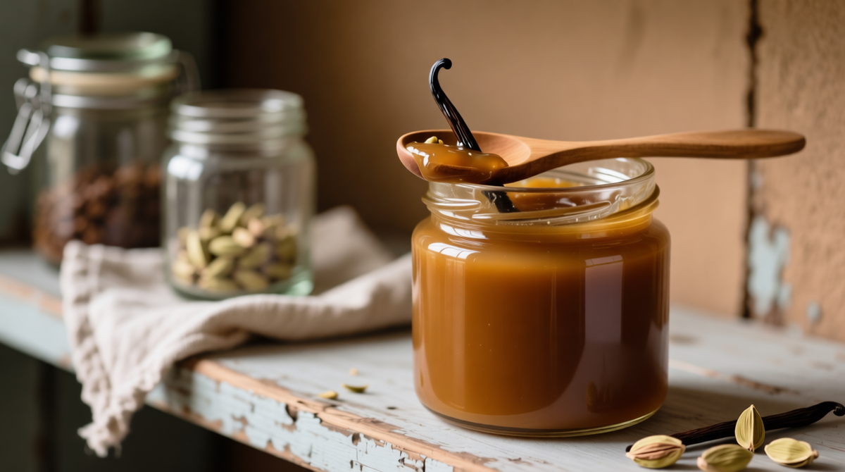 Дынное варенье с ванилью и кардамоном