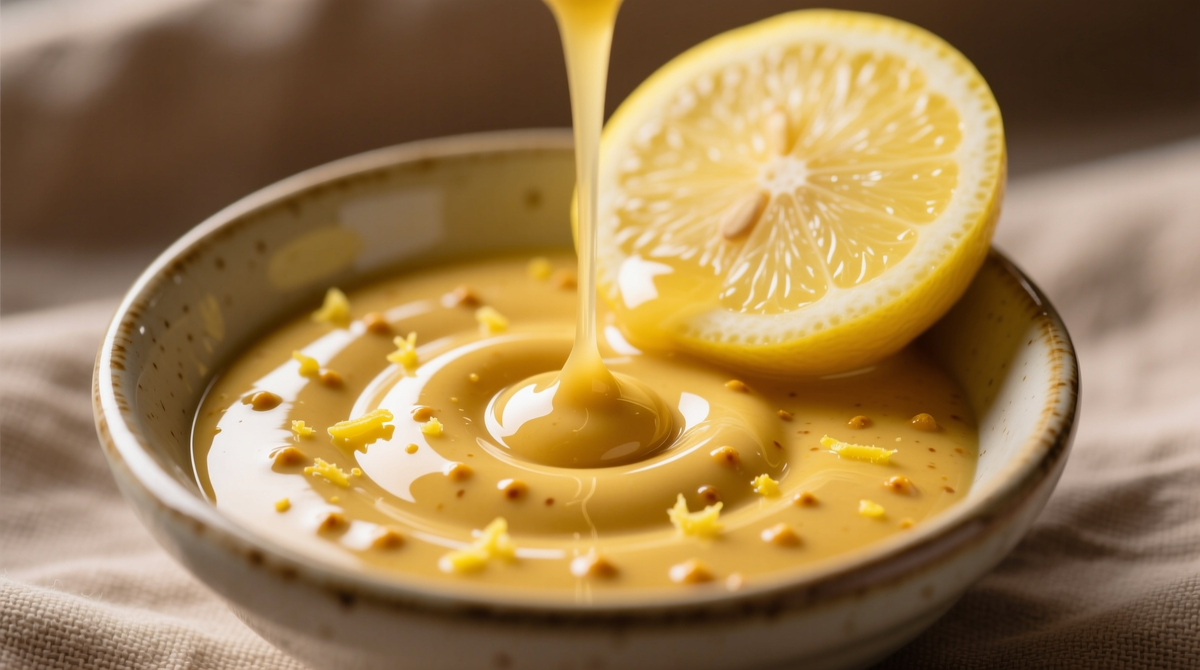 Медово-горчичный маринад с лимонным соком