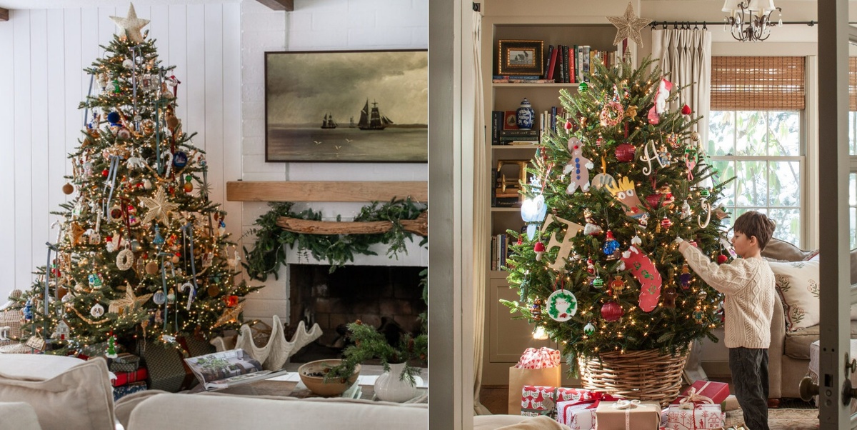    Тренды 2025 года отдельно подчёркивают важность памятных игрушек, семейных и “heirloom” украшений, ваша ёлка должна отражать ваш стиль. Источник изображения: zevyjoy.com, bhg.com