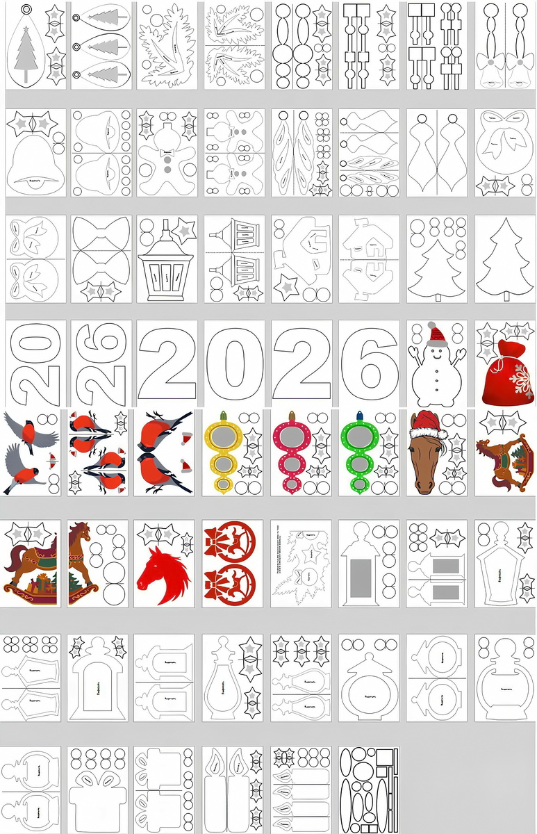 Шаблоны для окон 2026. Скачать и распечатать на принтере.