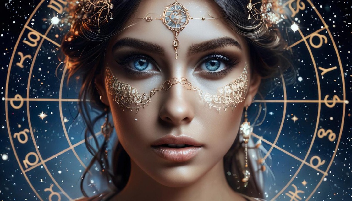 Астрология. Иллюстрация сгенерирована нейросетью