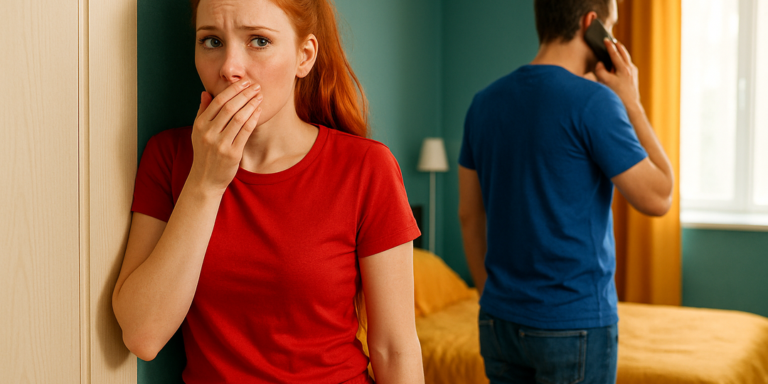 Муж не ожидал, что жена осталась дома. И Аня подслушала его разговор с незнакомкой