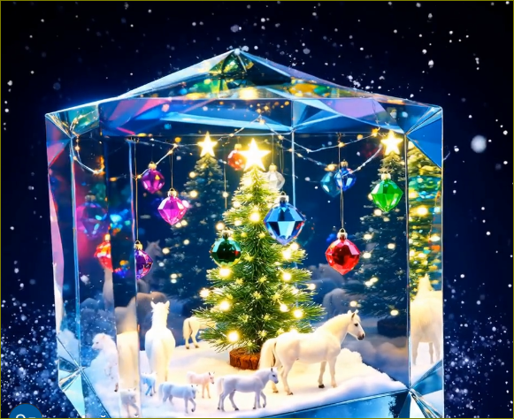 НейроНяшка WBelle ПРОМТ 1 Хрустальный куб с елкой и символом года в Slot Club