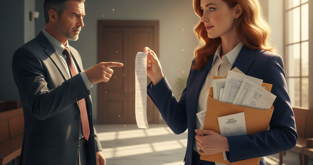 Бывший муж требовал вернуть подарки, но я нашла чеки