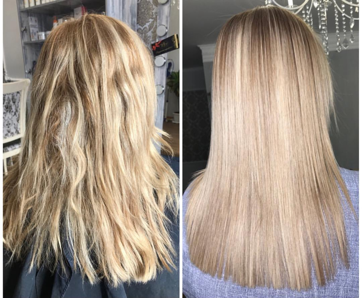 Выбираем стойкое экологичное выпрямление волос, безопасное для блонда