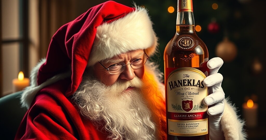 Санта-Клаус: Тайная жизнь алкоголика.