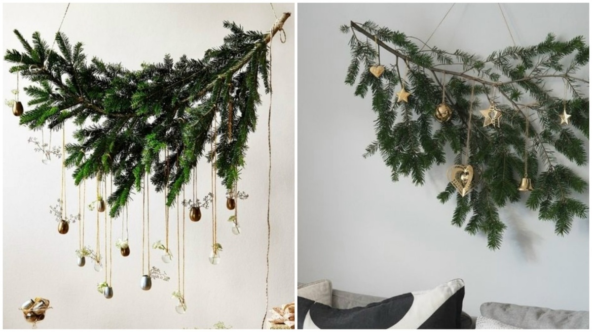 Хвойные ветки, шишки, сухоцветы (лаванда, эвкалипт) для венков и композиций 