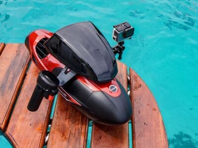    Подводный скутер Vapor может разгоняться до 10 км/ч