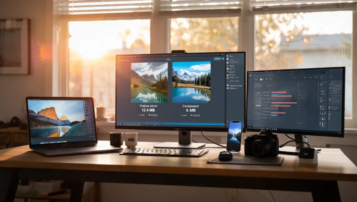Сжать фото, видео, документ, PDF онлайн бесплатно