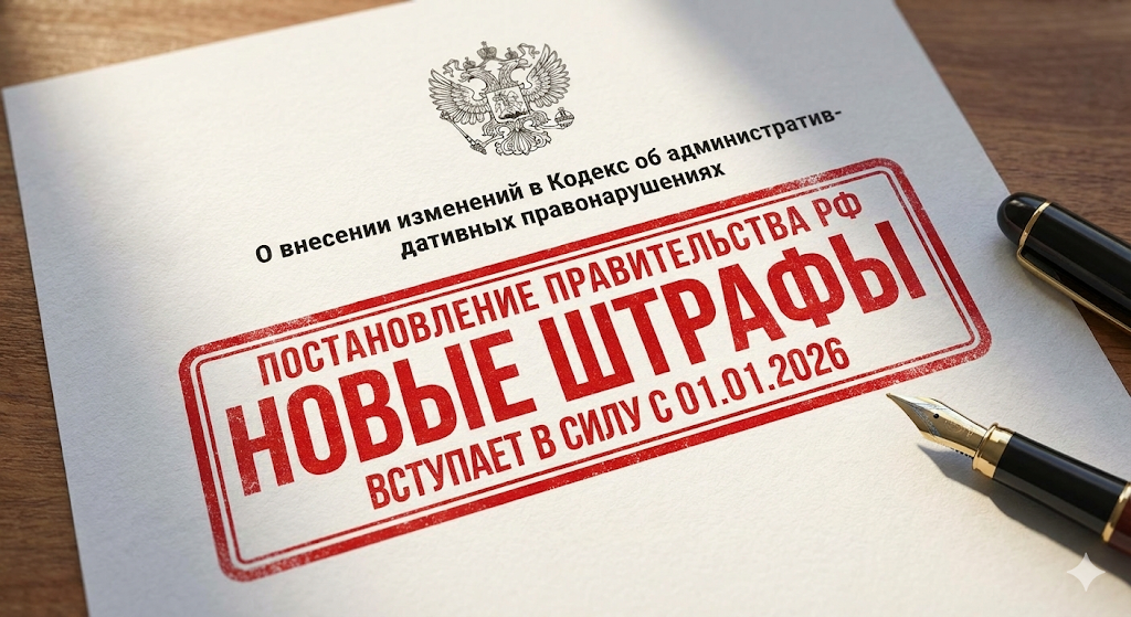                                                       Новые штрафы с 1 марта 2026 года.