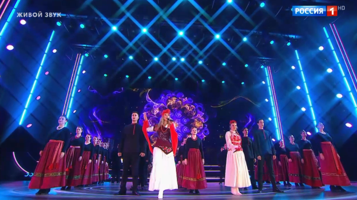 Источник: Скринши с экрана гала-концерта в Кремле.