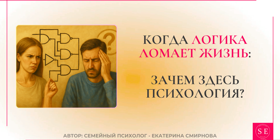 Когда логика ломает жизнь: зачем здесь психология?