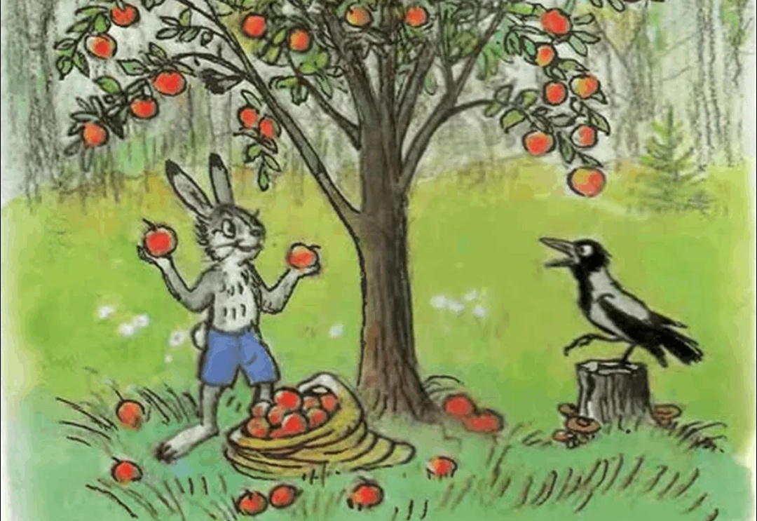 У меня была книжка с такими иллюстрациями))) 