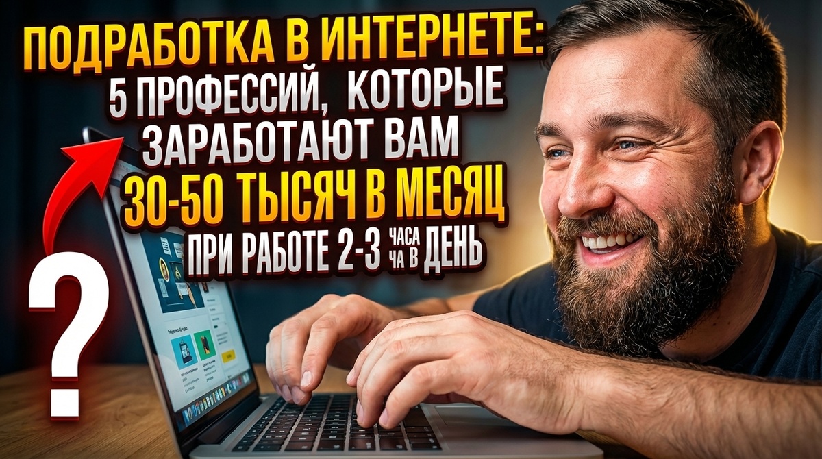 Подработка в интернете: 5 профессий, которые заработают вам 30-50 тысяч в месяц при работе 2-3 часа в день