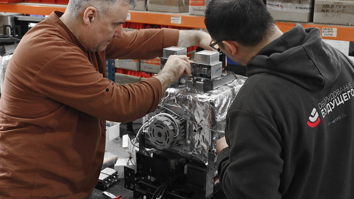 Сборка прототипа комбипечи МИКРОТОН