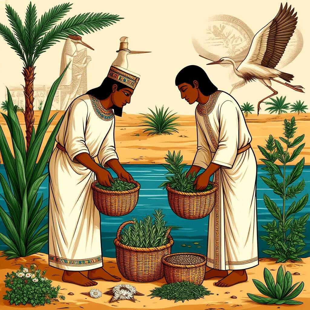 Египетский аптекарский огород.см ссылки. 