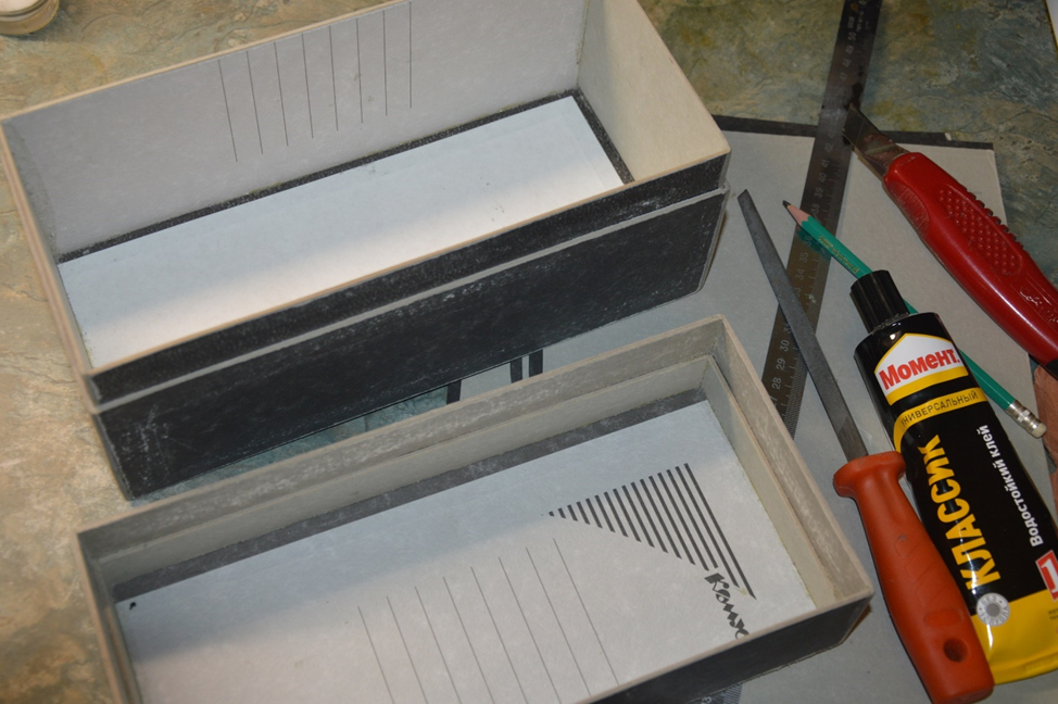 Готовая к окраске и декорированию коробка.