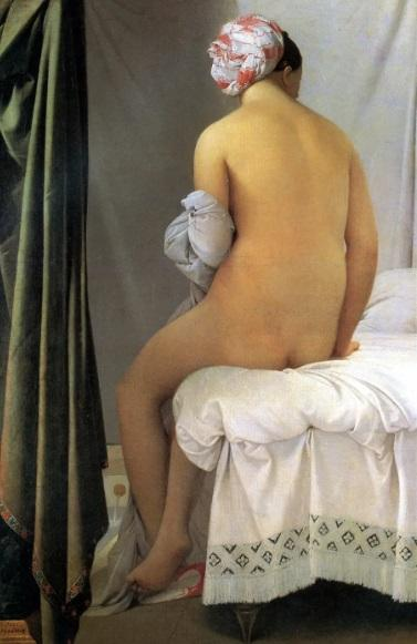 Жан-Огюст-Доминик Энгр. «Сидящая купальщица (Купальщица Вальпинсона)», 1808 год, Лувр, Париж © Public domain 