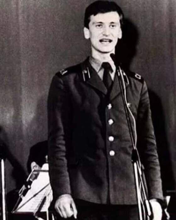 Сергей Пенкин во время службы в армии.