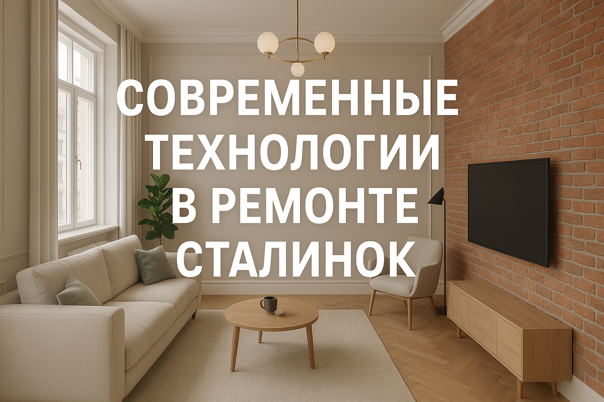Современные технологии в ремонте сталинок