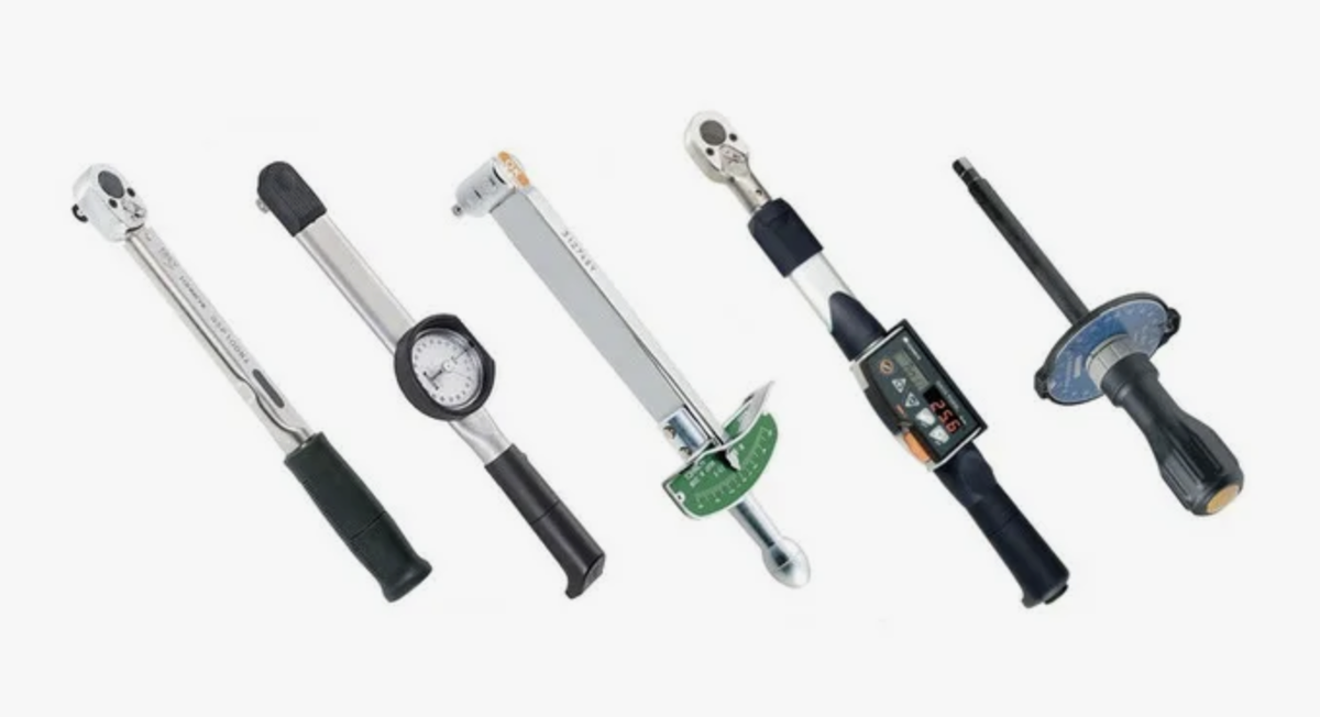 Рис 1. Виды(типы) динамометрических ключей.Пример внешнего вида.