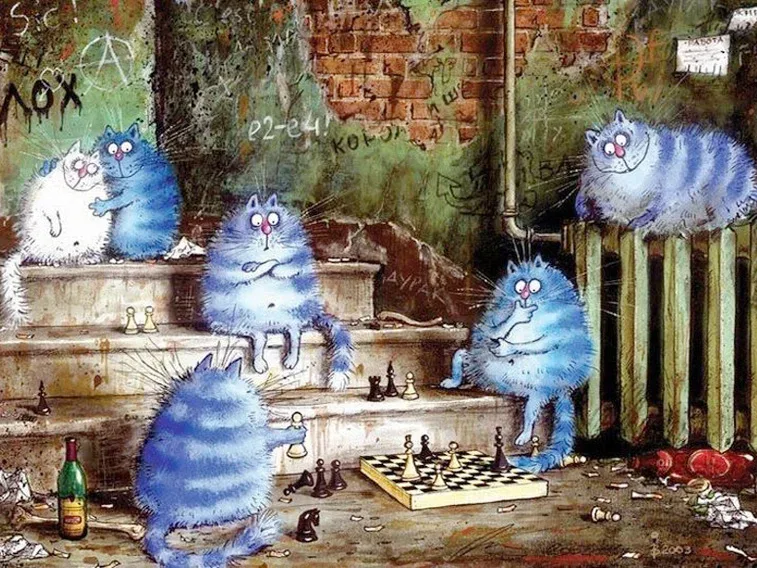 очаровательные коты Рины Зенюк