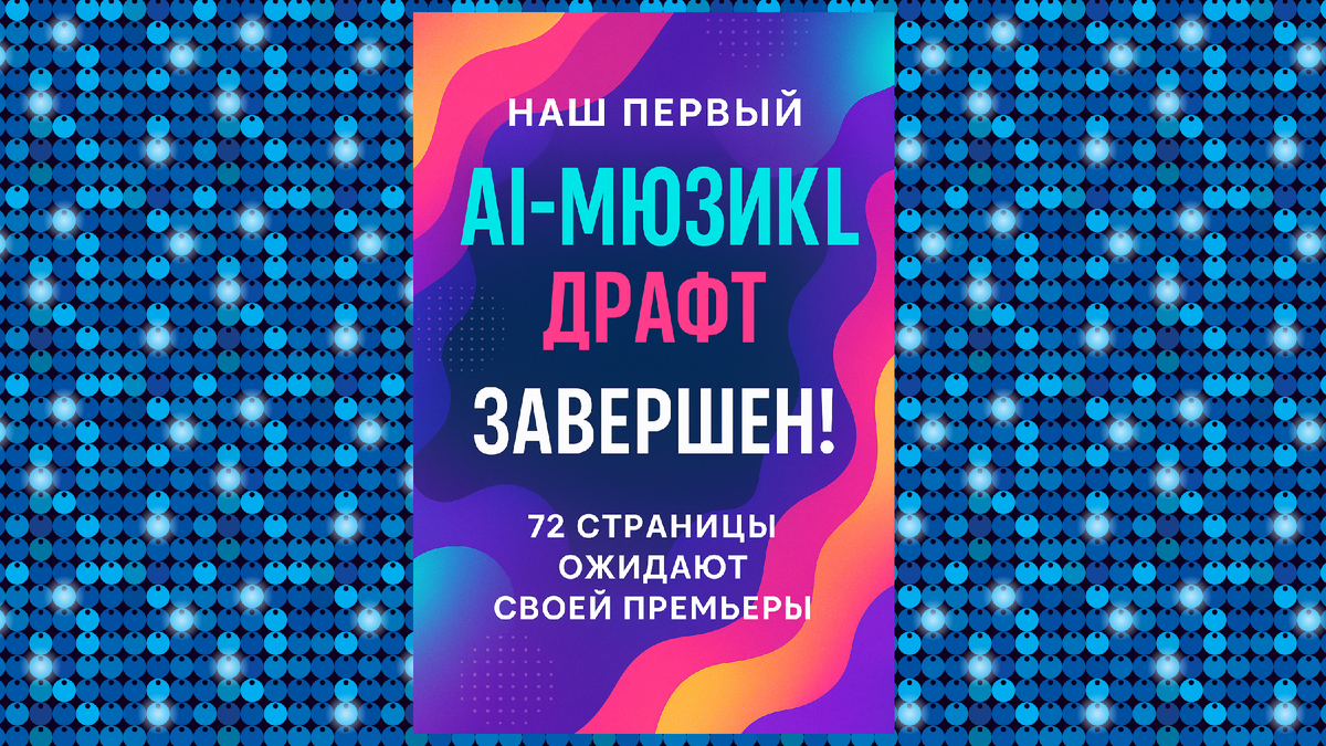 Титульная иллюстрация к статье Олега Лубски "ИИ-мюзикл: первый драфт принят" | © авторы коллажа — ChatGPT5.1 & Олег Лубски 2025