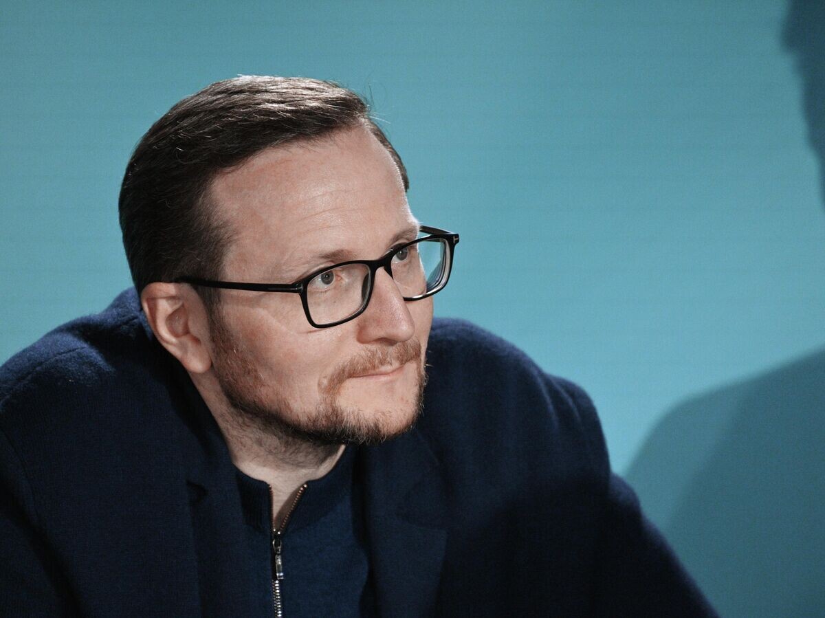    Старший управляющий директор Центра индустрии здоровья Сбера Сергей Жданов на конференции "Здравфорум Сколково: Будущее. Стратегии. Лидерство" в Москве | © РИА Новости / Кирилл Зыков