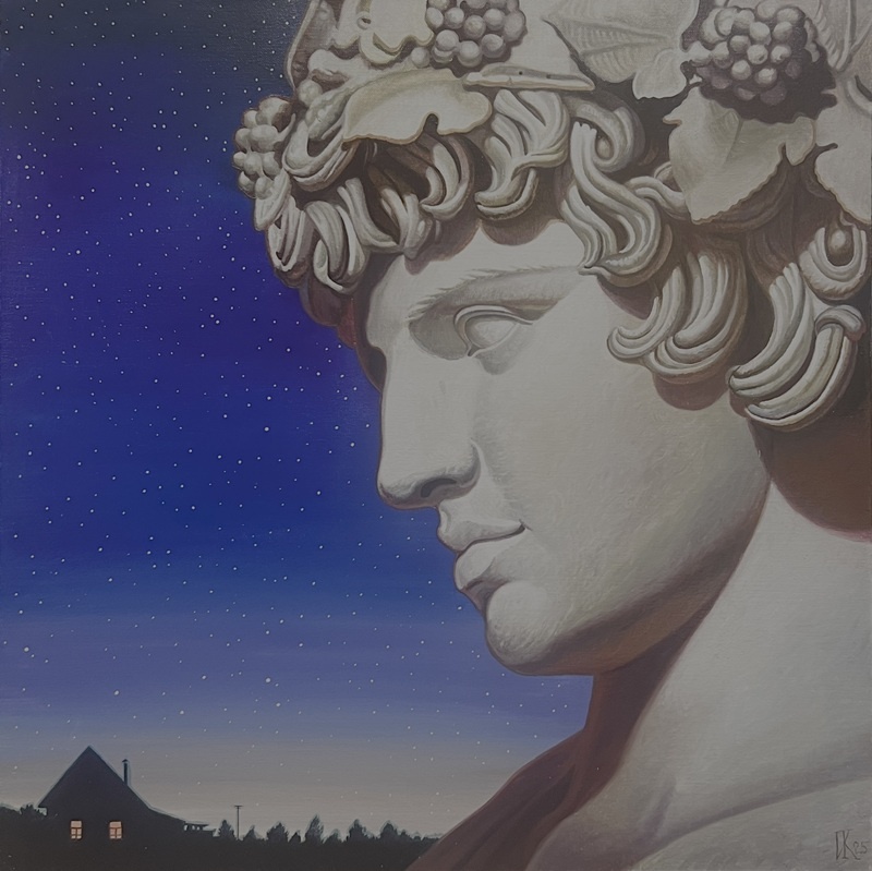 Художник Иван Коршунов. "Вечерний Дионис" 2025 г. холст, масло 